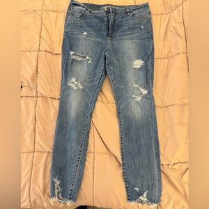 American Eagle highest rise jegging